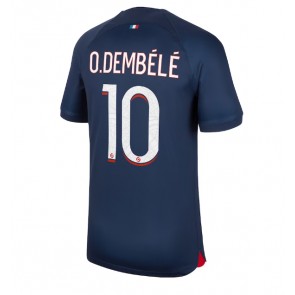 Maillot de foot Paris Saint-Germain Ousmane Dembele #10 Domicile 2023-24 Manches Courte